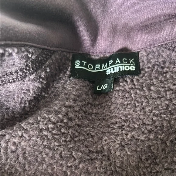 🌸NWOT🌸Stormpack Sunice Purple Quarter-Zip Sweater - Picture 2 of 4